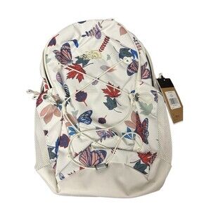 The North Face Women's Jester Backpack Gardenia White Butterfly Print New